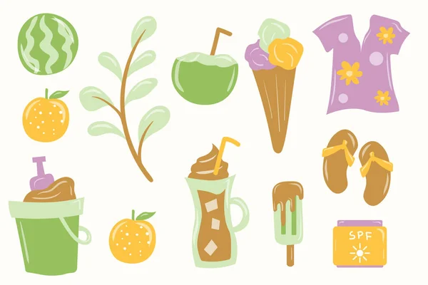 Bring some summer fun to your designs with our flat vector summer icons set. This collection includes a variety of summer-themed icons, such as beach icons, vacation icons, outdoor activities icons, summer sports icons, floral icons, and more. With h