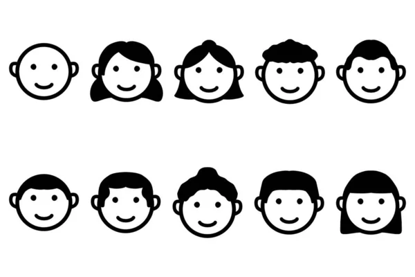 Cute Kawaii Icon Illustration Character Cartoon Vector Face Design Background — Stock Photo, Image