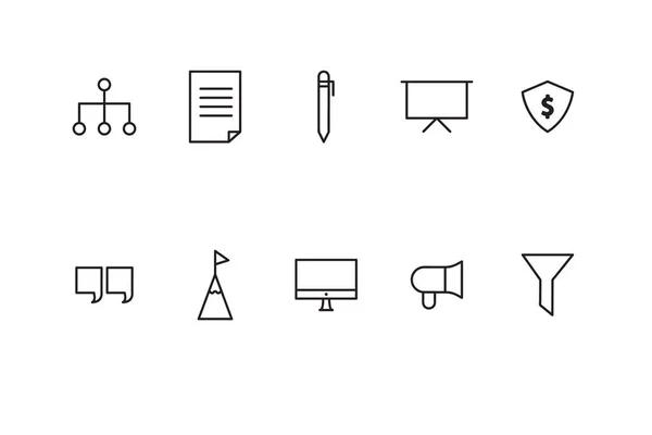 Boost Your Design Projects Our Stunning Collection Line Vector Icons — Stock Photo, Image