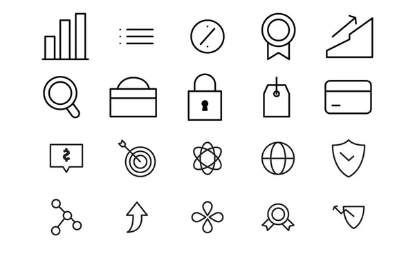 Boost Your Design Projects Our Stunning Collection Line Vector Icons — Stock Photo, Image