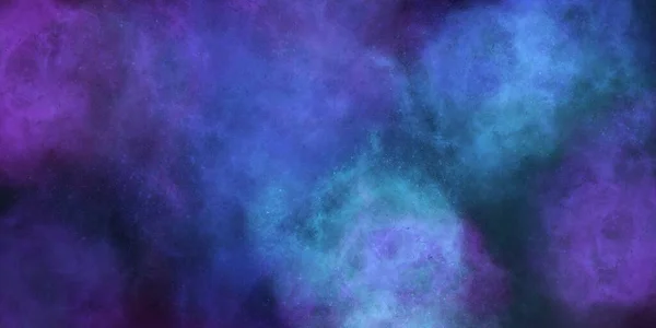 Universum Mistige Ruimte Donkerblauw Met Paarse Sprankelende Grunge Achtergrond Papieren — Stockfoto