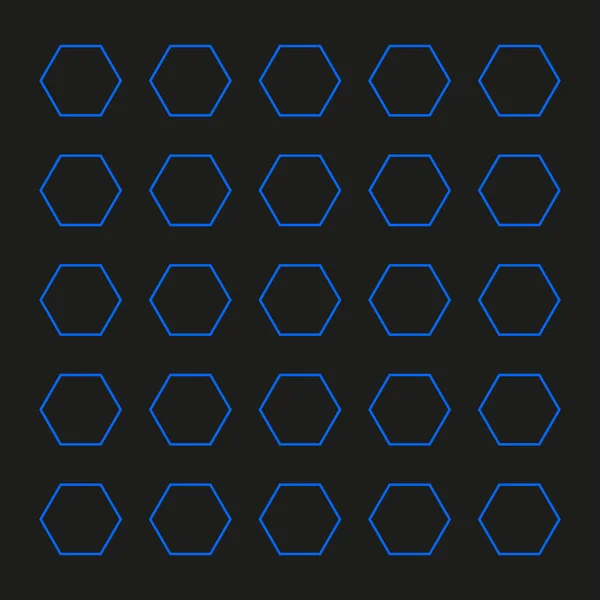 Fond Abstrait Composé Hexagones Bleus Composition Géométrique Moderne Avec Nid — Image vectorielle