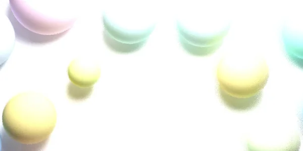 Bolas Colores Mate Diferentes Tamaños Composición Abstracta Con Esferas Fondo — Foto de Stock