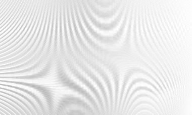 Zarif, soyut, pürüzsüz, gri dalgalar arka plan. Gri çizgilerin soyut arkaplanının vektör çizimi. EPS10.