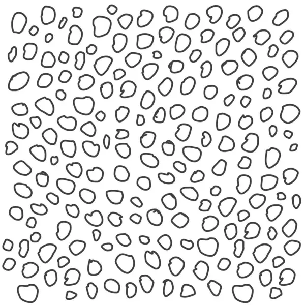 Çember çizimi. Düzensiz daireler, şekiller. Çizim çizimi. Soyut monokrom duvar kağıdı. Soyut grunge dokusu. Stres önleyici sayfayı renklendir.