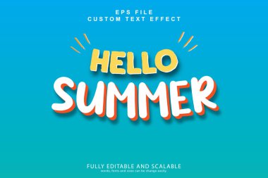 Düzenlenebilir 3B Metin Efekti