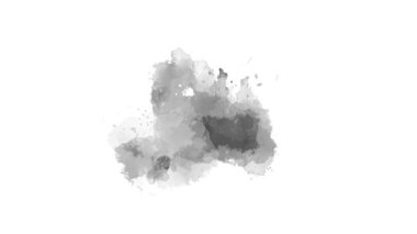 Soyut mürekkep sıçraması. mürekkep sıçrama bileşimi, suluboya geçiş, mürekkep ıslak fırça darbesi, sıvı sanat arka planı, kaplama, alfa mat bileşimi.