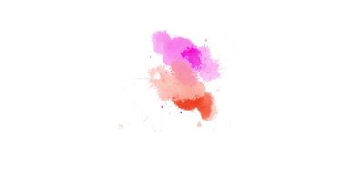 Beyaz arka planda sıvı mürekkep sıçraması. Suluboya fırça darbesi. Mürekkep sıçrama değişimi. Soyut mürekkep lekesi, splat, akışkan sanat, kaplama, alfa matte kompozisyonu, beyaz kağıt üzerine yayılmış. Mürekkep değişimi lekesi yayılıyor.