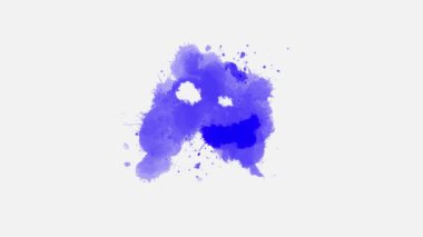 Beyaz arka planda mürekkep lekesi yayılıyor. Mürekkep sıçrama etkisi. suluboya siyah mürekkep karışımı. Soyut mürekkep sıçrama değişimi. mürekkep fırçası darbesi, sıvı sanat arka planı, üst üste, alfa mat bileşimi.