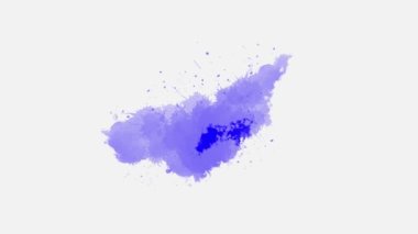 Beyaz arka planda mürekkep lekesi yayılıyor. Mürekkep sıçrama etkisi. suluboya siyah mürekkep karışımı. Soyut mürekkep sıçrama değişimi. mürekkep fırçası darbesi, sıvı sanat arka planı, üst üste, alfa mat bileşimi.