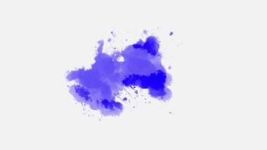 Beyaz arka planda mürekkep lekesi yayılıyor. Mürekkep sıçrama etkisi. suluboya siyah mürekkep karışımı. Soyut mürekkep sıçrama değişimi. mürekkep fırçası darbesi, sıvı sanat arka planı, üst üste, alfa mat bileşimi.