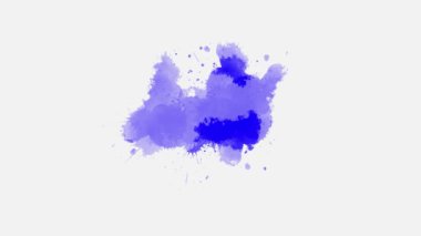 Beyaz arka planda mürekkep lekesi yayılıyor. Mürekkep sıçrama etkisi. suluboya siyah mürekkep karışımı. Soyut mürekkep sıçrama değişimi. mürekkep fırçası darbesi, sıvı sanat arka planı, üst üste, alfa mat bileşimi.