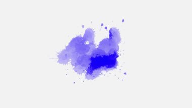 Beyaz arka planda mürekkep lekesi yayılıyor. Mürekkep sıçrama etkisi. suluboya siyah mürekkep karışımı. Soyut mürekkep sıçrama değişimi. mürekkep fırçası darbesi, sıvı sanat arka planı, üst üste, alfa mat bileşimi.