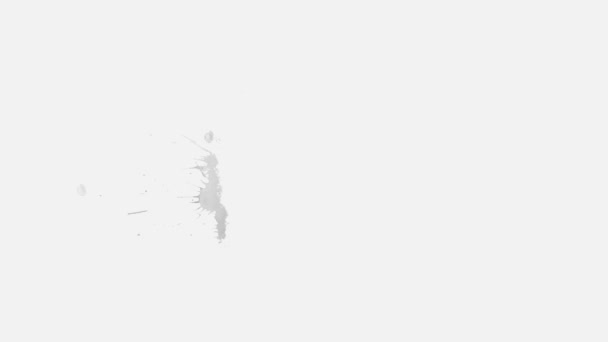 애니메이션 브러시 스트로크 잉크튀기기 노골적 브러시 브러시 오버레이 휘두르는 변환기 — 비디오