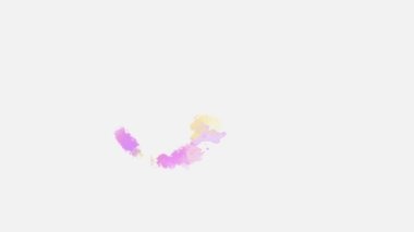 Soyut suluboya arkaplan resmi. Beyaz arka planda izole edilmiş akvaryum boyası. dijital pastel tonlar