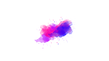 Suluboya fırça darbesi. Mürekkep sıçrama değişimi. Soyut mürekkep lekesi, splat, akışkan sanat, kaplama, alfa matte kompozisyonu, beyaz kağıt üzerine yayılmış. Mürekkep değişimi lekesi yayılıyor.