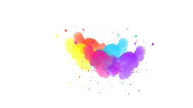 Yaratıcı Mürekkep Sıçratır Boya Fırçası Vuruşu, sanatsal mürekkep ve suluboya fırça vuruşu efektleriyle enerji sıçratır, şeffaf tuval üzerindeki herhangi bir tasarıma kişilik katar.