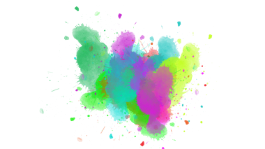 Soyut Mürekkep Patlaması Fırça Vuruşu dokusu, Dinamik boya fırçası dokusu ve şeffaf arkaplan üzerindeki soyut yayılma desenleri ile kalın mürekkep patlaması.