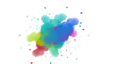 Soyut Mürekkep Patlaması Fırça Vuruşu dokusu, Dinamik boya fırçası dokusu ve şeffaf arkaplan üzerindeki soyut yayılma desenleri ile kalın mürekkep patlaması.