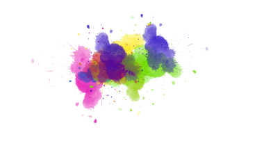 Soyut Mürekkep Patlaması Fırça Vuruşu dokusu, Dinamik boya fırçası dokusu ve şeffaf arkaplan üzerindeki soyut yayılma desenleri ile kalın mürekkep patlaması.