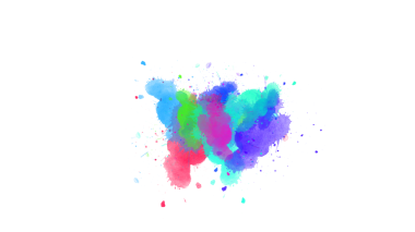 Yumuşak suluboya mürekkep lekesi ince boya fırçası darbeleriyle yayılmış, şeffaf arkaplanlara zarif, akıcı bir dokunuş eklemek için mükemmel..