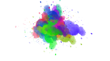 Dinamik mürekkep koyu boya fırçası darbeleriyle renk patlaması yapar, şeffaf bir yüzey üzerinde enerjik ve soyut bir arkaplan yaratır..