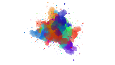 Dinamik mürekkep koyu boya fırçası darbeleriyle renk patlaması yapar, şeffaf bir yüzey üzerinde enerjik ve soyut bir arkaplan yaratır..