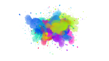 Dinamik mürekkep koyu boya fırçası darbeleriyle renk patlaması yapar, şeffaf bir yüzey üzerinde enerjik ve soyut bir arkaplan yaratır..