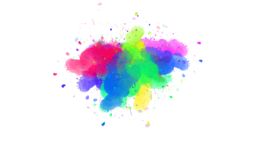 Dinamik mürekkep koyu boya fırçası darbeleriyle renk patlaması yapar, şeffaf bir yüzey üzerinde enerjik ve soyut bir arkaplan yaratır..