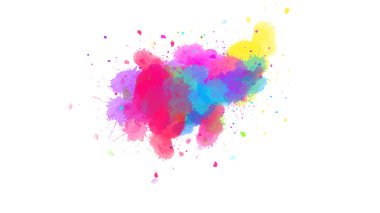 Dinamik mürekkep koyu boya fırçası darbeleriyle renk patlaması yapar, şeffaf bir yüzey üzerinde enerjik ve soyut bir arkaplan yaratır..