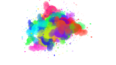Dinamik mürekkep koyu boya fırçası darbeleriyle renk patlaması yapar, şeffaf bir yüzey üzerinde enerjik ve soyut bir arkaplan yaratır..