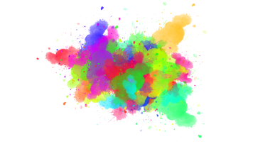 Dinamik mürekkep koyu boya fırçası darbeleriyle renk patlaması yapar, şeffaf bir yüzey üzerinde enerjik ve soyut bir arkaplan yaratır..