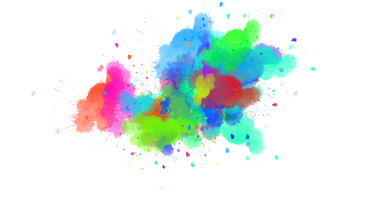 Dinamik mürekkep koyu boya fırçası darbeleriyle renk patlaması yapar, şeffaf bir yüzey üzerinde enerjik ve soyut bir arkaplan yaratır..
