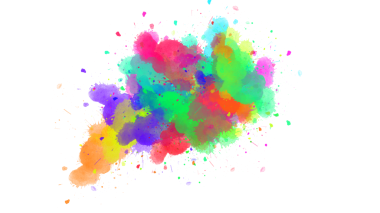 Dinamik mürekkep koyu boya fırçası darbeleriyle renk patlaması yapar, şeffaf bir yüzey üzerinde enerjik ve soyut bir arkaplan yaratır..