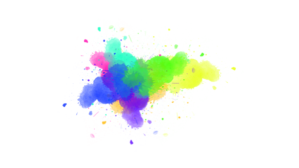 Yaratıcı Mürekkep Sıçratır Boya Fırçası Vuruşu, sanatsal mürekkep ve suluboya fırça vuruşu efektleriyle enerji sıçratır, şeffaf tuval üzerindeki herhangi bir tasarıma kişilik katar.