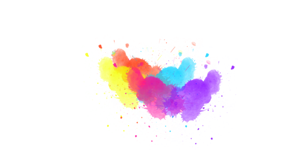 Yaratıcı Mürekkep Sıçratır Boya Fırçası Vuruşu, sanatsal mürekkep ve suluboya fırça vuruşu efektleriyle enerji sıçratır, şeffaf tuval üzerindeki herhangi bir tasarıma kişilik katar.