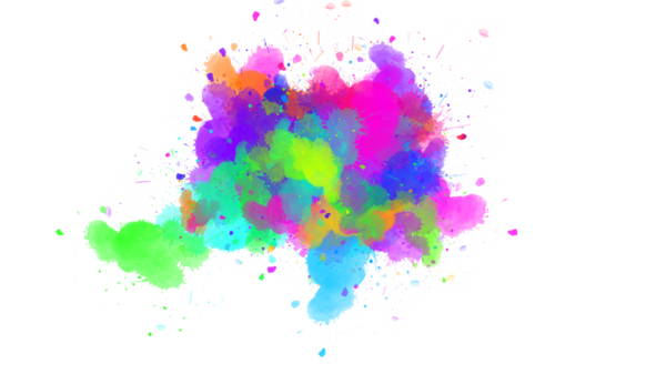 Dinamik mürekkep koyu boya fırçası darbeleriyle renk patlaması yapar, şeffaf bir yüzey üzerinde enerjik ve soyut bir arkaplan yaratır..