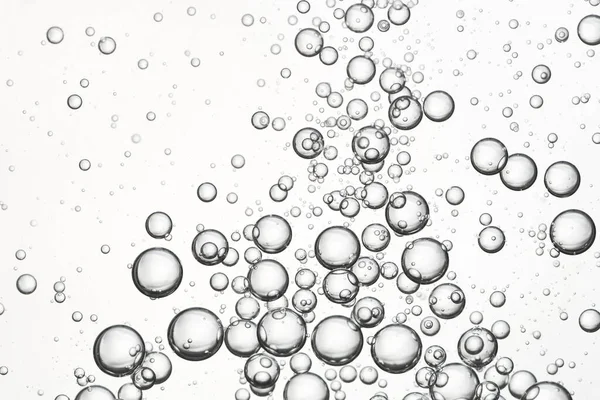 Dusch Luftbubblor Ett Glas Vatten — Stockfoto