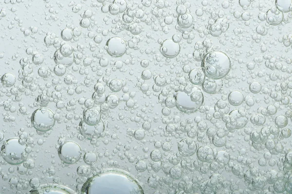 Water Bubbles Flows Surface — Stock Photo, Image