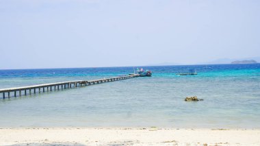 Pahawang Adası, Bandar Lampung Endonezya 'dan güzel bir manzara.