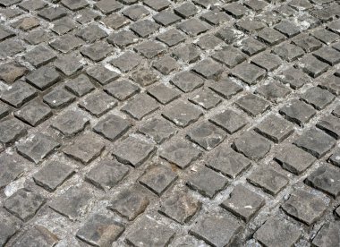 Volkanik taş döşemeler, doğal arka plan için..
