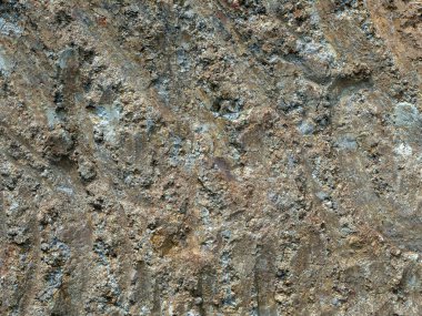 Endonezya, Yogyakarta 'daki Kulon Progo bölgesindeki toprak tabakasını kapatın. Doğal arkaplan.