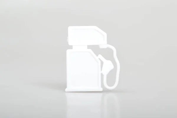 Іграшка Бензинового Насоса Ізольована Білому Тлі — стокове фото