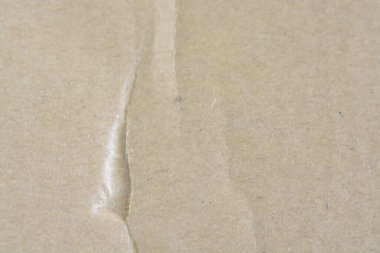 Kahverengi karton kutu dokusunu kapat