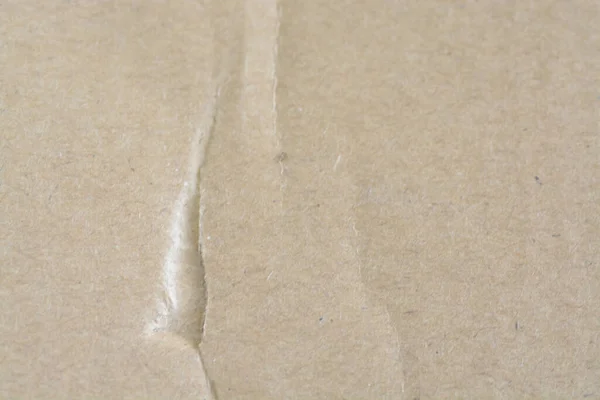 Zavřít Pohled Texturu Hnědého Papírového Boxu — Stock fotografie