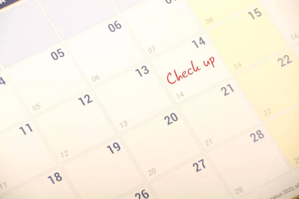 The concept of scheduling regular check-ups or medical appointments on a calendar to ensure that you stay on top of your health and wellness
