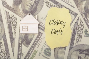 Closing costs are the various fees and expenses associated with the purchase or sale of real estate, typically incurred at the closing or settlement of a real estate transaction clipart