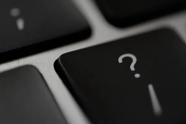 the question mark key is a standard feature on computer keyboards and is used to type the question mark punctuation mark.