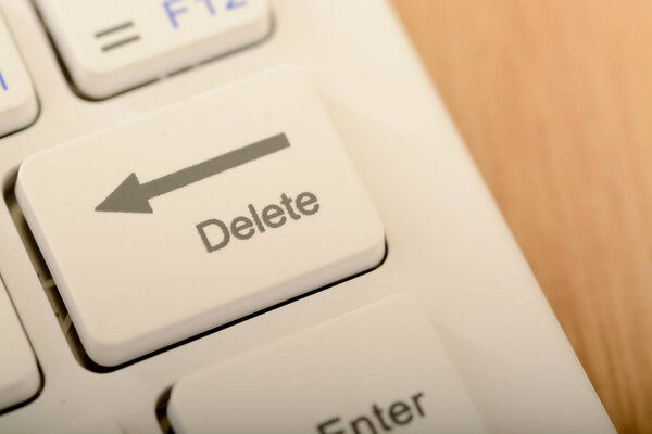 The image could be used to illustrate the concept of deleting or erasing data.