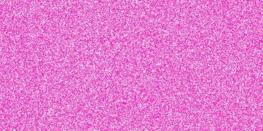 Yoğun, ince taneli pembe ve beyaz piksellerle dolu enerjik ve soyut bir arka plan, pop-sanat veya dijital tasarımlar için ışıltılı, statik bir doku yaratıyor..
